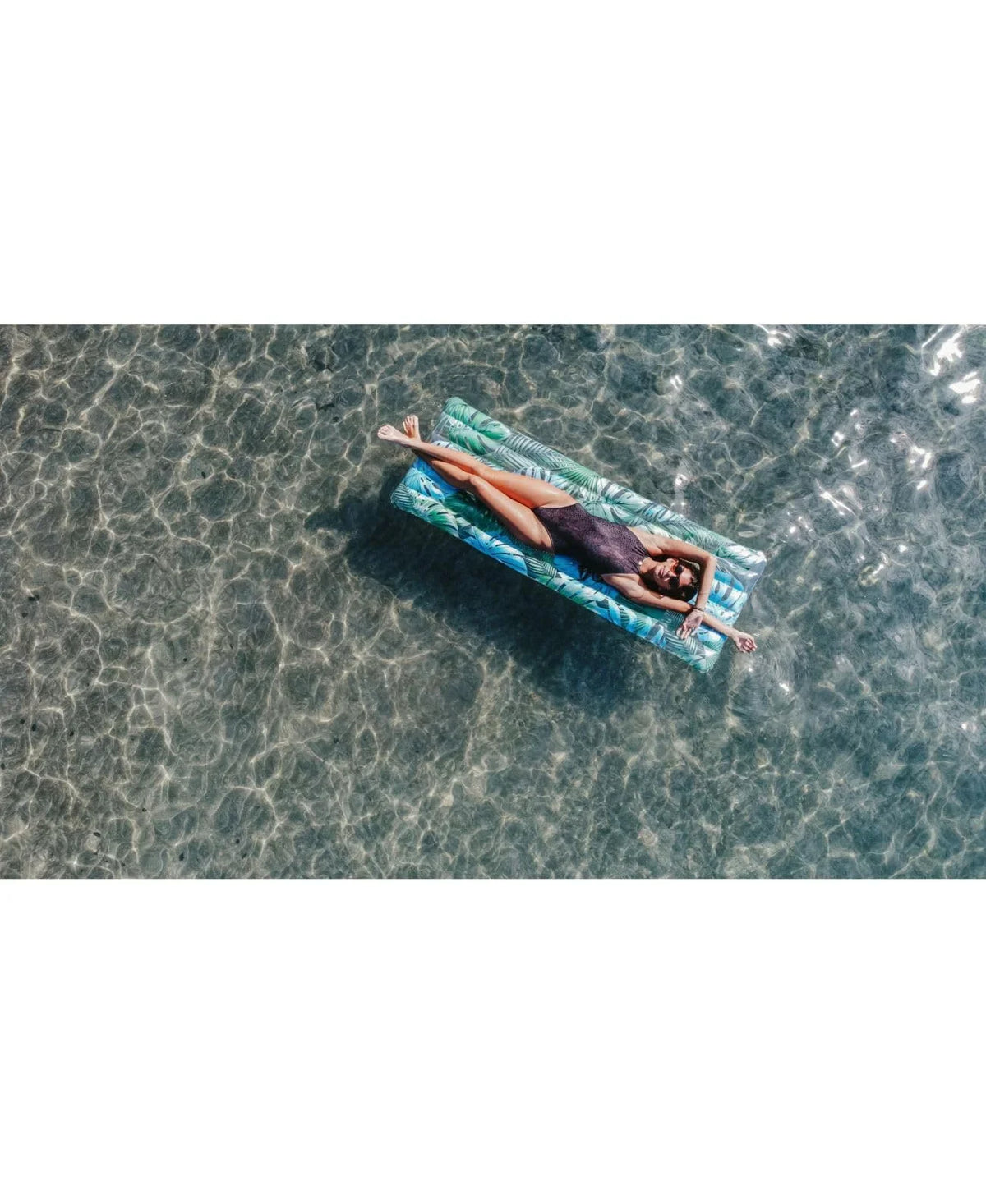 PoolCandy Palm Print Pool Raft