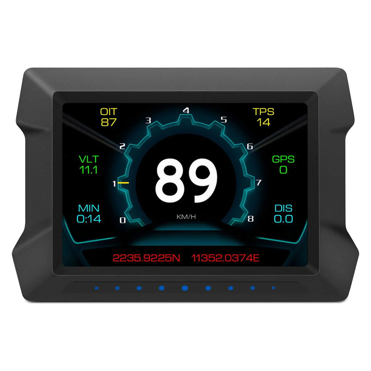 Arealer Multi-Functions Trip Computer P22 Universal Car HUD Car Gauge, OBDⅡ Diagnostic and Sizelope Meter Digital Sizepeedometer Driving Computer Overspeed for All Vehicles