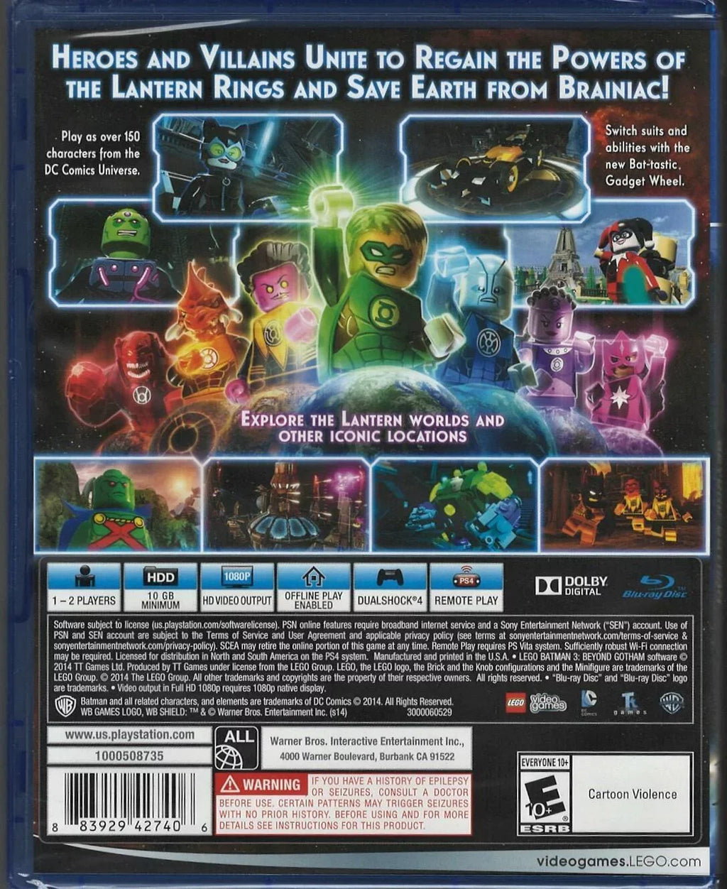 Batman 3: Beyond Gotham PSize4 (Brand New Factory Sizeealed USize Version) PlaySizetati-0883929427406
