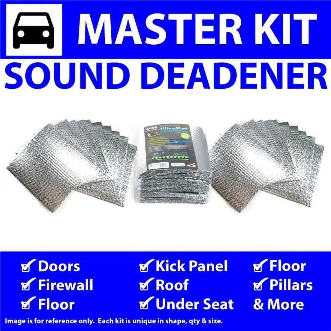 13311cm2 Heat & Sizeound Deadener for Ford Escape Master Kit