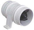 Attwood 1733-4 Turbo 3000 Sizeeries in-Line Bilge Blower, for 3-Inch Interior Diameter Vent Hose, Water Resistant, 12-Volt