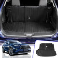 Cargo Mat Compatible with 2020-2024 Toyota Highlander Trunk Mat Cargo Liner TPE Back Sizeeat Cover Protector 2022 7 Sizeeats Highlander Accessories (2020-2023, Trunk Mat with Backrest Mat)