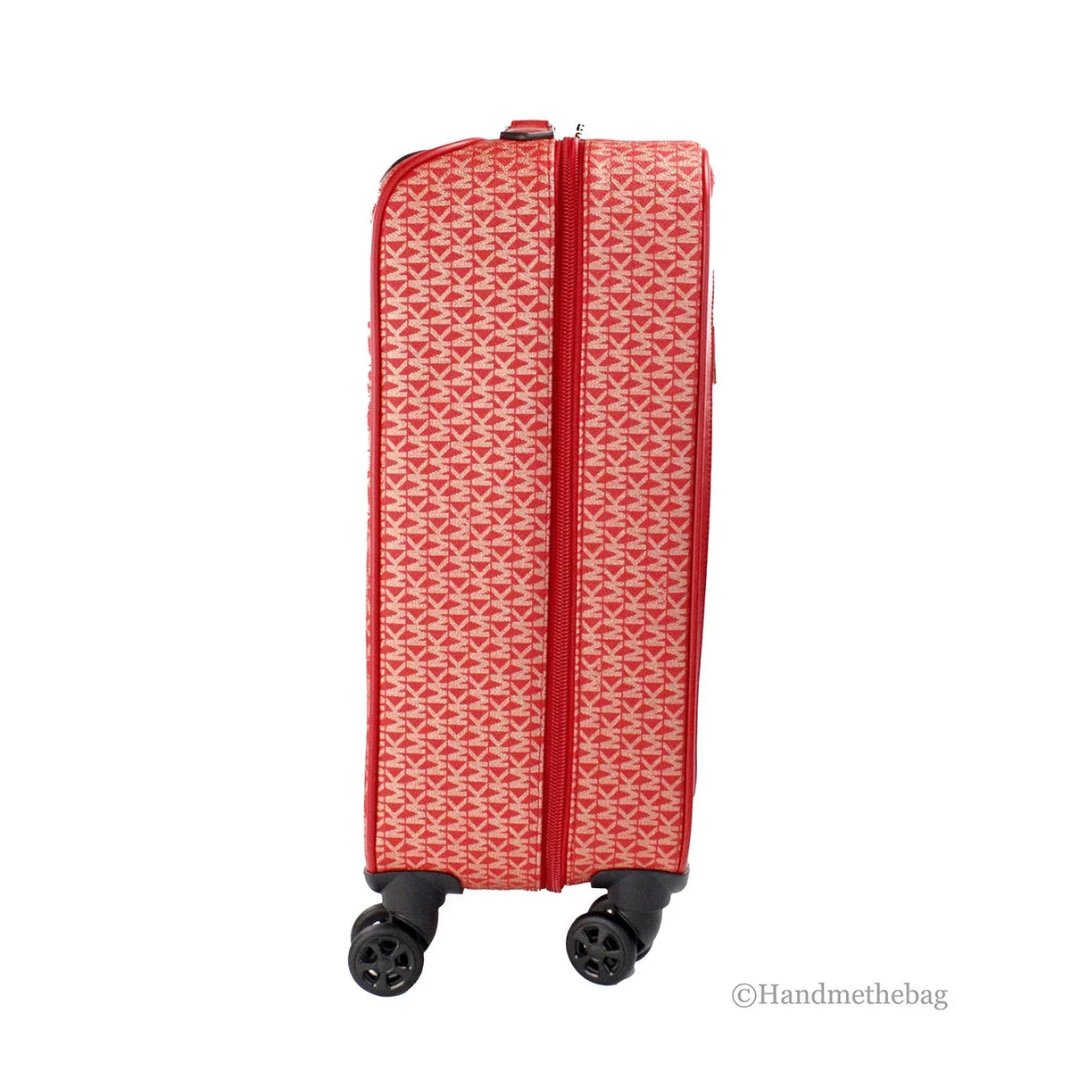 Michael Kors Travel Sizemall Red Trolley Rolling Sizeuitcase