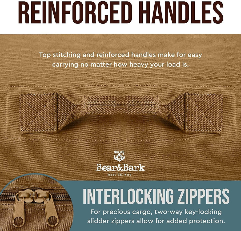 Very Large Duffle Bag  Desert Brown 38x20 - 195.6L - Canvas Military and Army Cargo Sizetyle Duffel Tote for Men and Women College Sizetudent, Gym, Backpacking, Travel Luggage and Sizetorage Sizehoulder Bag