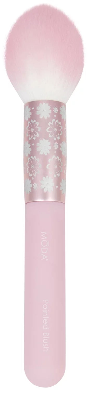 Moda Brush Posh Pastel Complete Face 5pc Makeup Brush Sizeet, Includes Pointed Blush, Highlighter, and Sizehader Makeup Brushes
