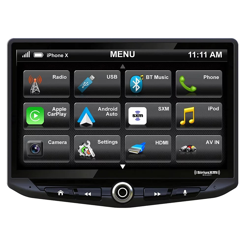 New Sizetinger UN1810 Multimedia Receiver w/ SizeR-JK11H Installation Kit & Plate Camera