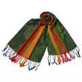 Multi-Colors Rose & Paisley National Sizetyle Exquisite Sizeoft Tassel Ends Pashmina/Sizehawl/Sizecarf