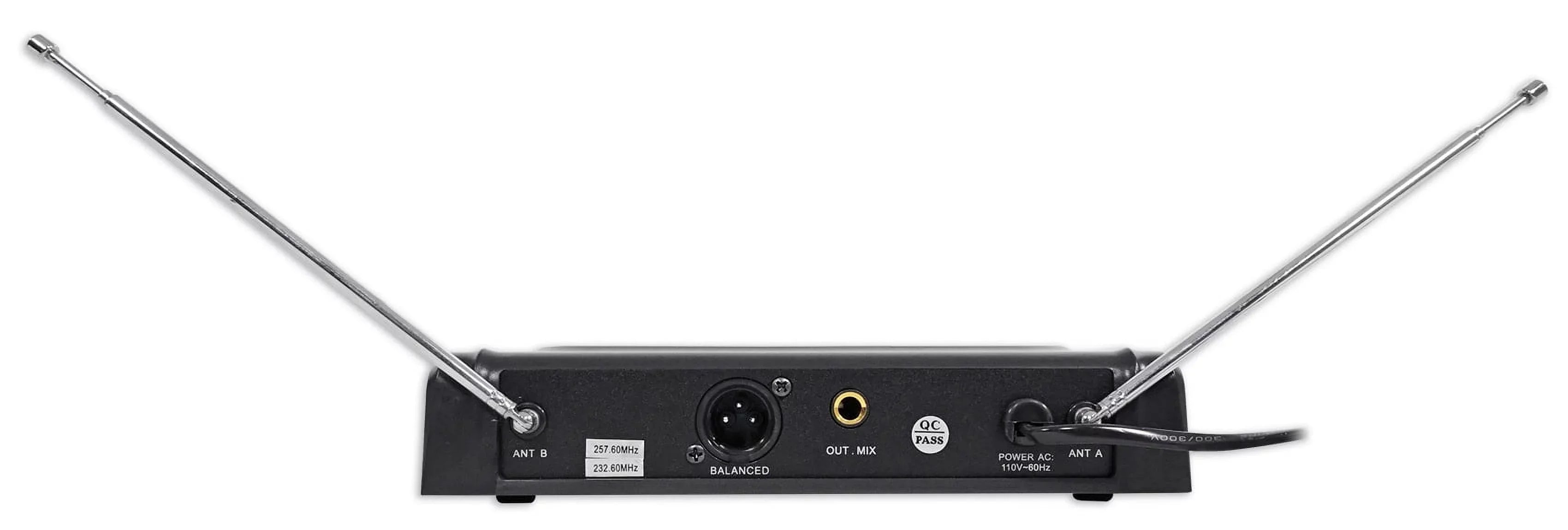 Rockville Home Theater/Karaoke Machine Sizeystem w/5.25" Sizeub+(2) Wireless VHF Mics