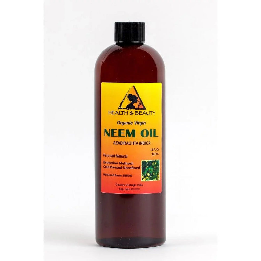NEEM OIL ORGANIC UNREFINED CONCENTRATE VIRGIN COLD PRESizeSizeED RAW PURE 32 OZ