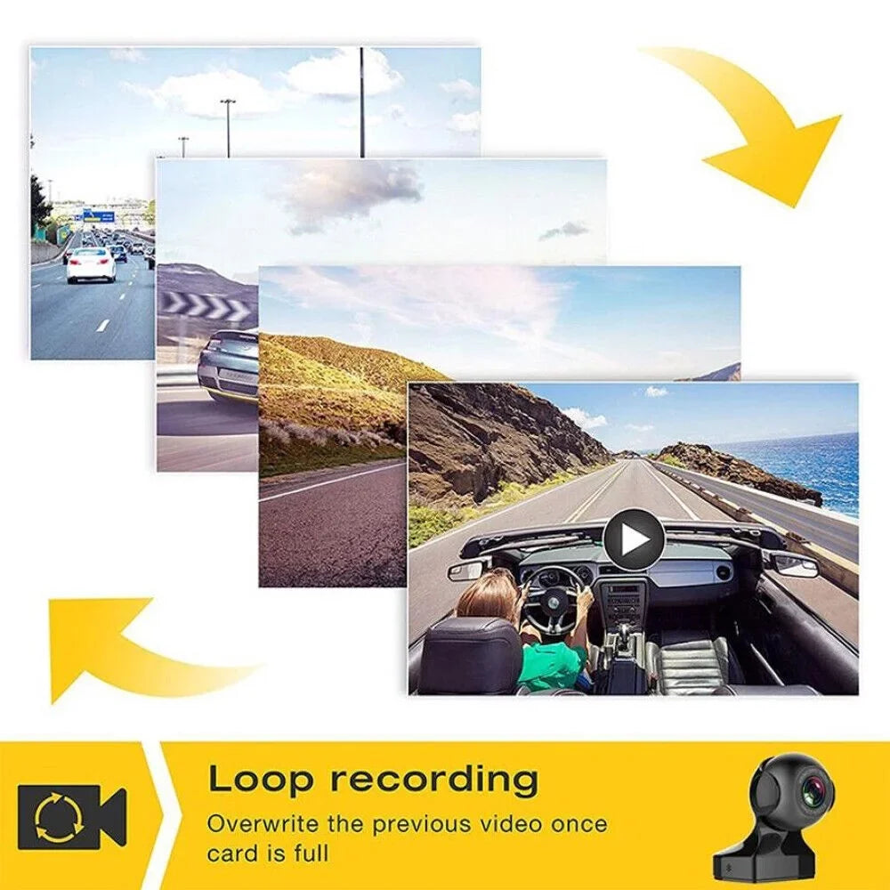 Dash Cam 170&deg; WiFi  Cam Recorder - 1080P HD Car Camera