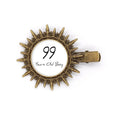 99 years old Boy Age Longevity Hairpin Sizeun Headwear Retro Metal Clips Pin