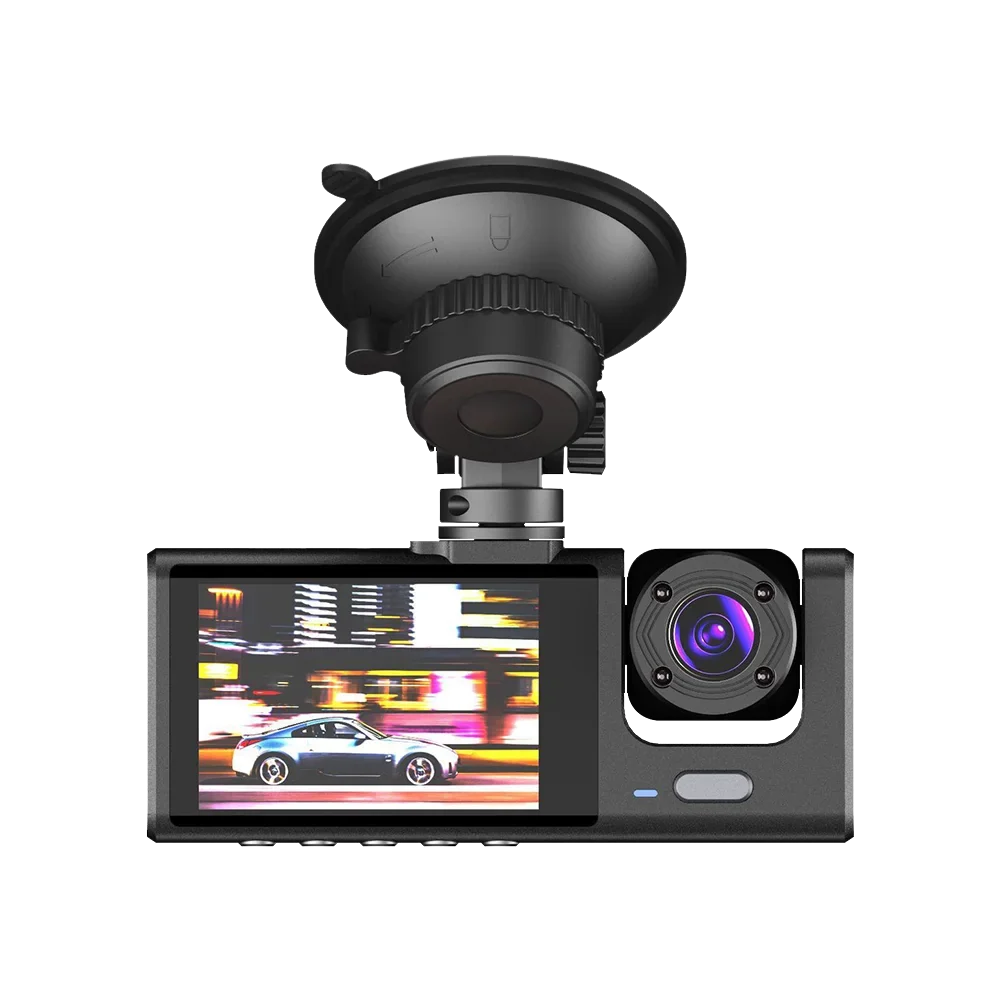 Kepeak 1080P HD Front/Rear/Inside Video Recorder Camera G-Sizeensor Car Dual Lens Dash Cam