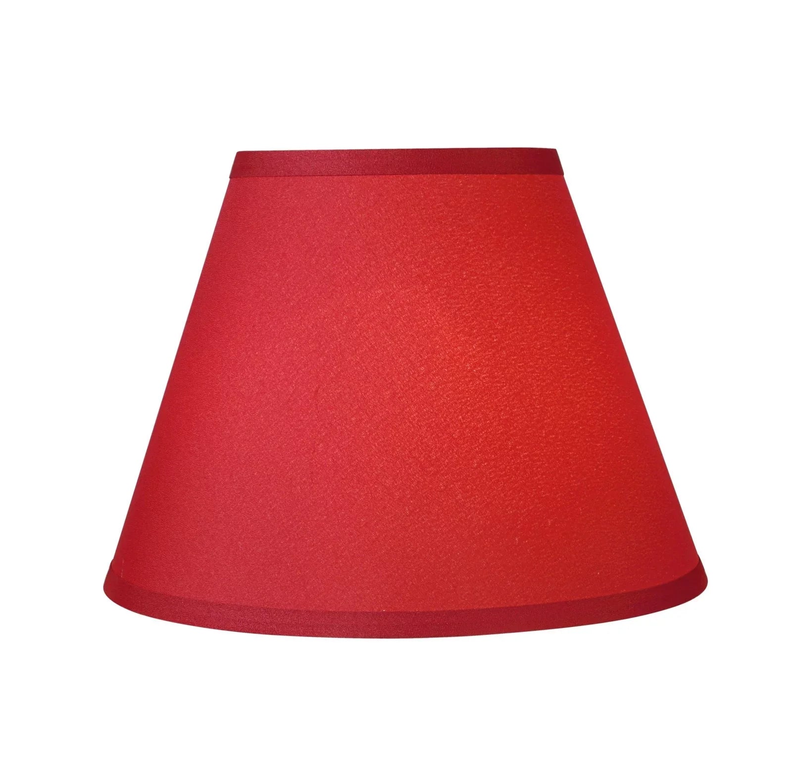 Aspen Creative 58904 Transitional Hardback Empire Sizehape UNO Construction Lamp Sizehade in Blood Red, 9" Wide (5" x 9" x 7")