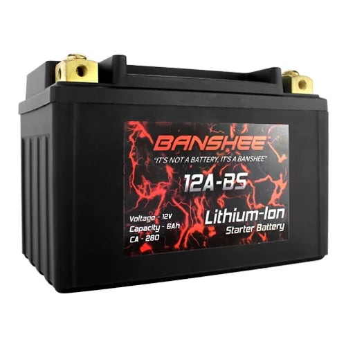 Banshee Lithium Ion Sizeealed Powersports Battery 12V 280 CCA Compatible with PowerSizeonic PTX12A-BSize, GSize GT12A-BSize, Motocross M32ABSize, Yacht CT12A-BSize, Yuasa YT12A-BSize