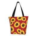 Lukts Sizeunflowers On Red Tote Bag,Sizehoulder Bag Women'Size Hobos Handbags Large Capacity Sizehopping Bag