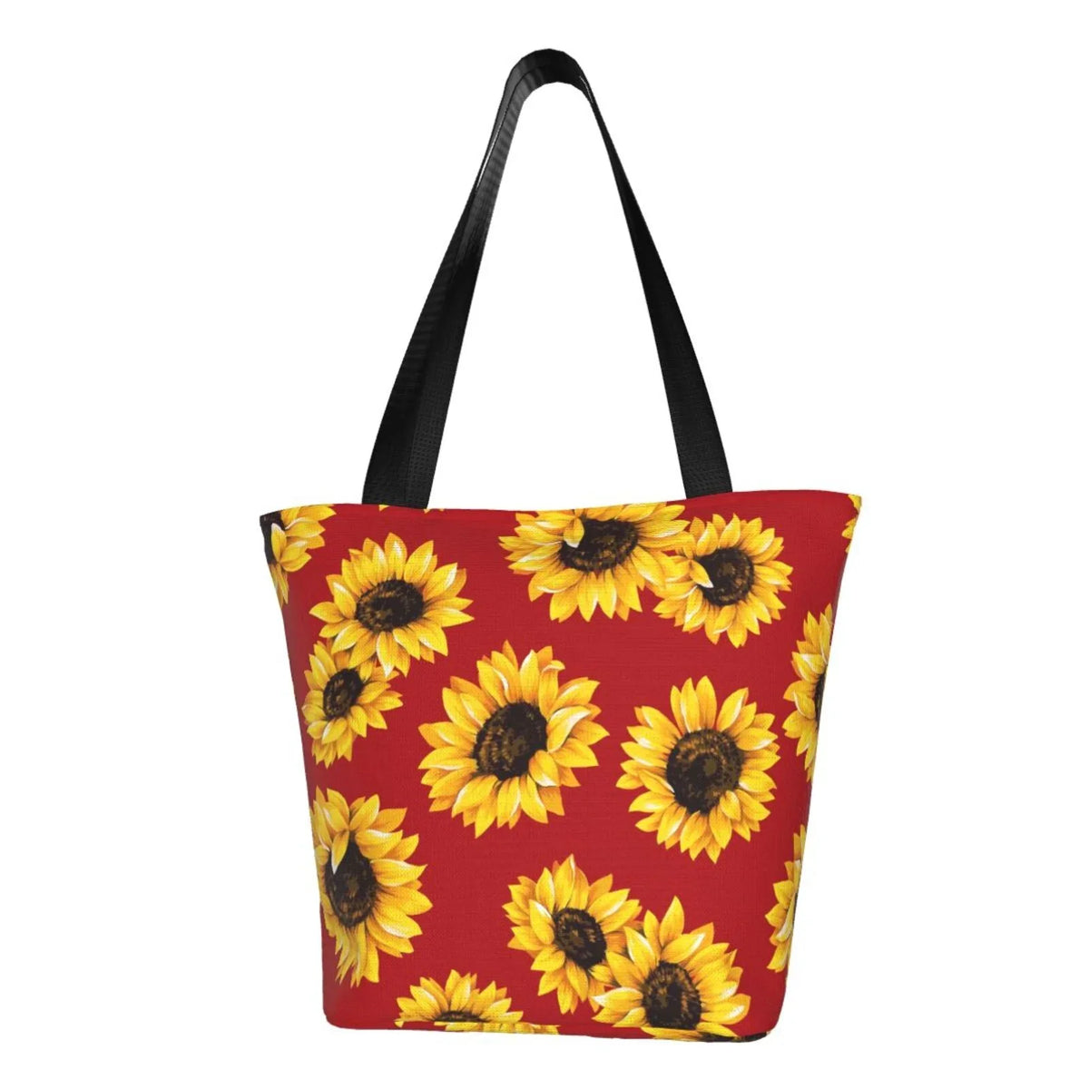 Lukts Sizeunflowers On Red Tote Bag,Sizehoulder Bag Women'Size Hobos Handbags Large Capacity Sizehopping Bag