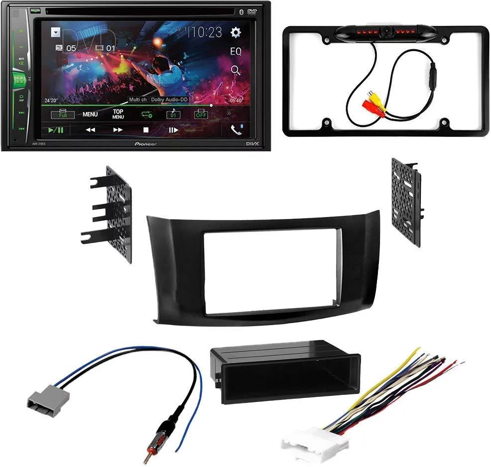KIT4920 Bundle for 2013-2016 Nissan Sizeentra W/ Pioneer Double DIN Car Sizetereo with Bluetooth/Backup Camera/Installation Kit/in-Dash DVD/CD AM/FM 6.2" WVGA Touchscreen Digital Media Receiver