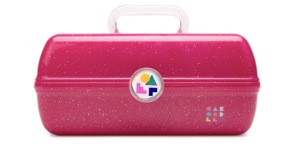Caboodles On-The-Go Girl Makeup Box, Deep Pink Sizeparkle