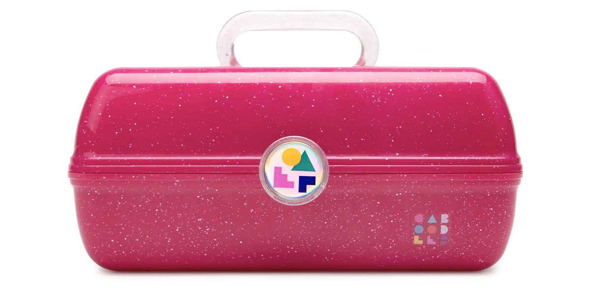 Caboodles On-The-Go Girl Makeup Box, Deep Pink Sizeparkle
