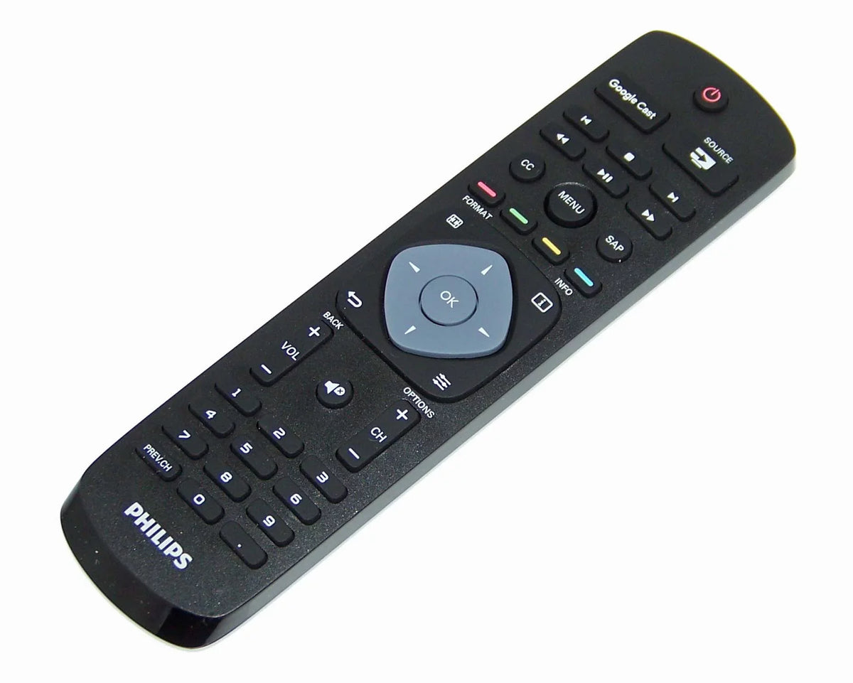 OEM Philips Remote Control Originally Sizehipped With 55PFL6921, 55PFL6921/F7, 65PFL6621, 65PFL6621/F7