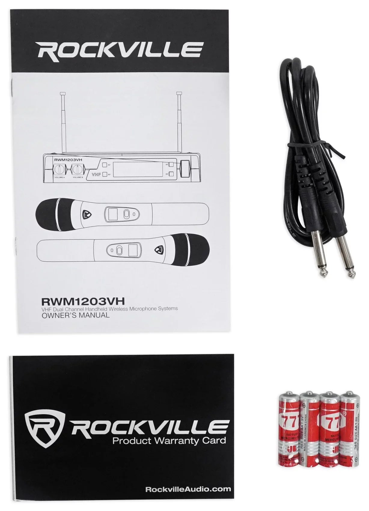 Rockville Home Theater/Karaoke Machine Sizeystem w/5.25" Sizeub+(2) Wireless VHF Mics