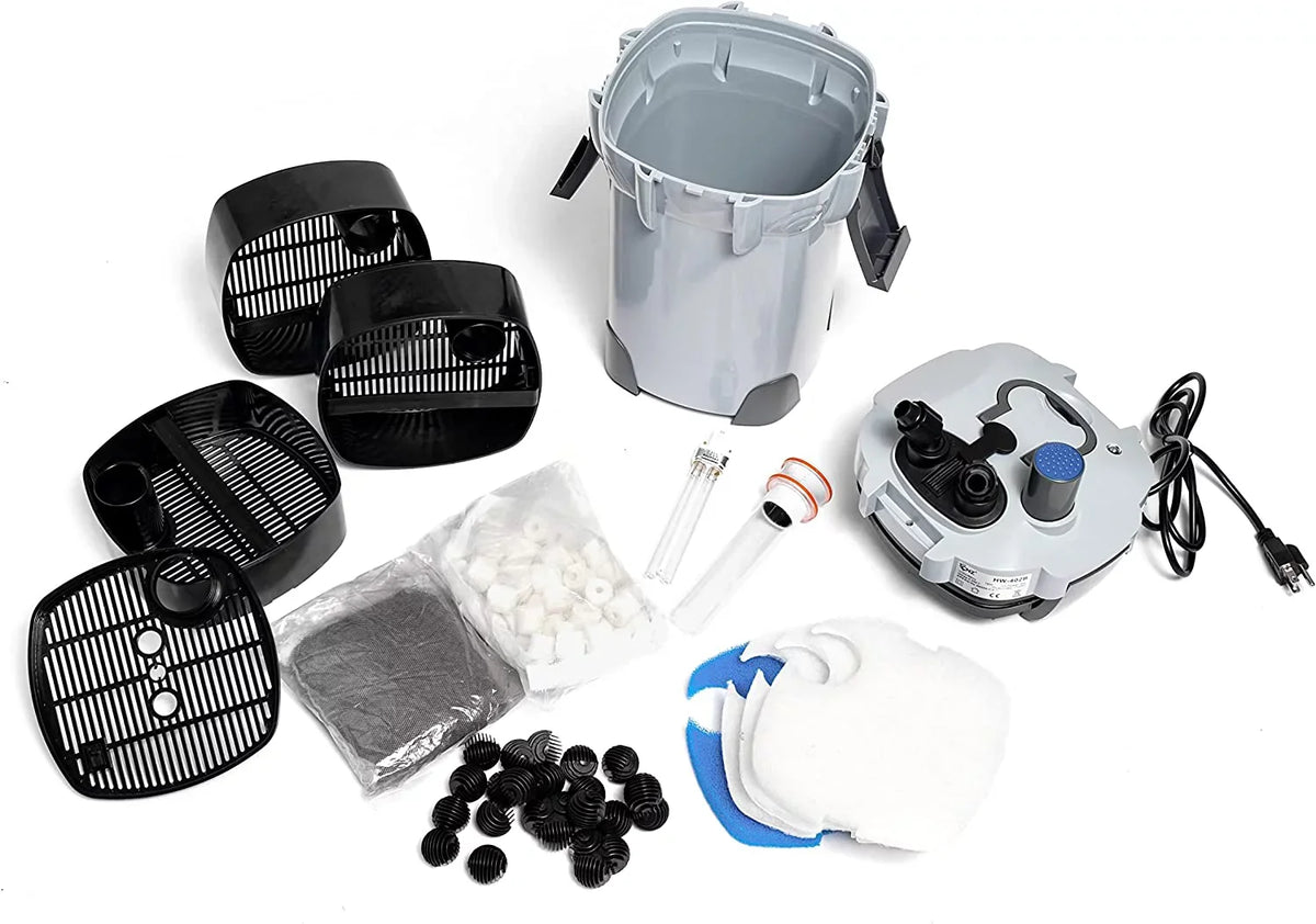CNZ HW-402B 265GPH Canister Filter with Built-in 9w Sizeterilizer
