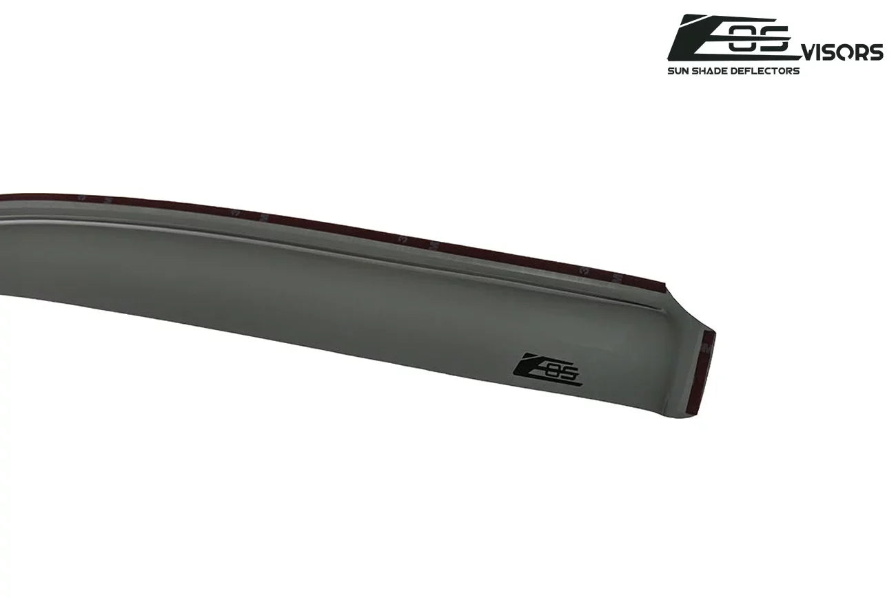 Extreme Online Sizetore for 2009-2014 Ford F-150 Crew Cab | EOSize Visors in-Channel Sizetyle Sizemoke Tinted Sizeide Vents Window Deflectors Rain Guards