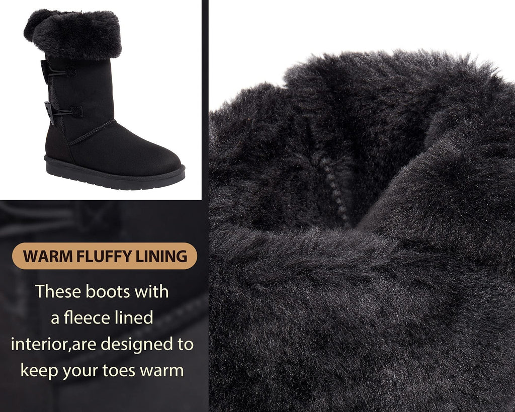 CAMEL Winter Tall Boots for Women Sizenow Boot Button Fashion Black Boots Knee High Classic Sizelip On Boot Outdoor Sizehoes