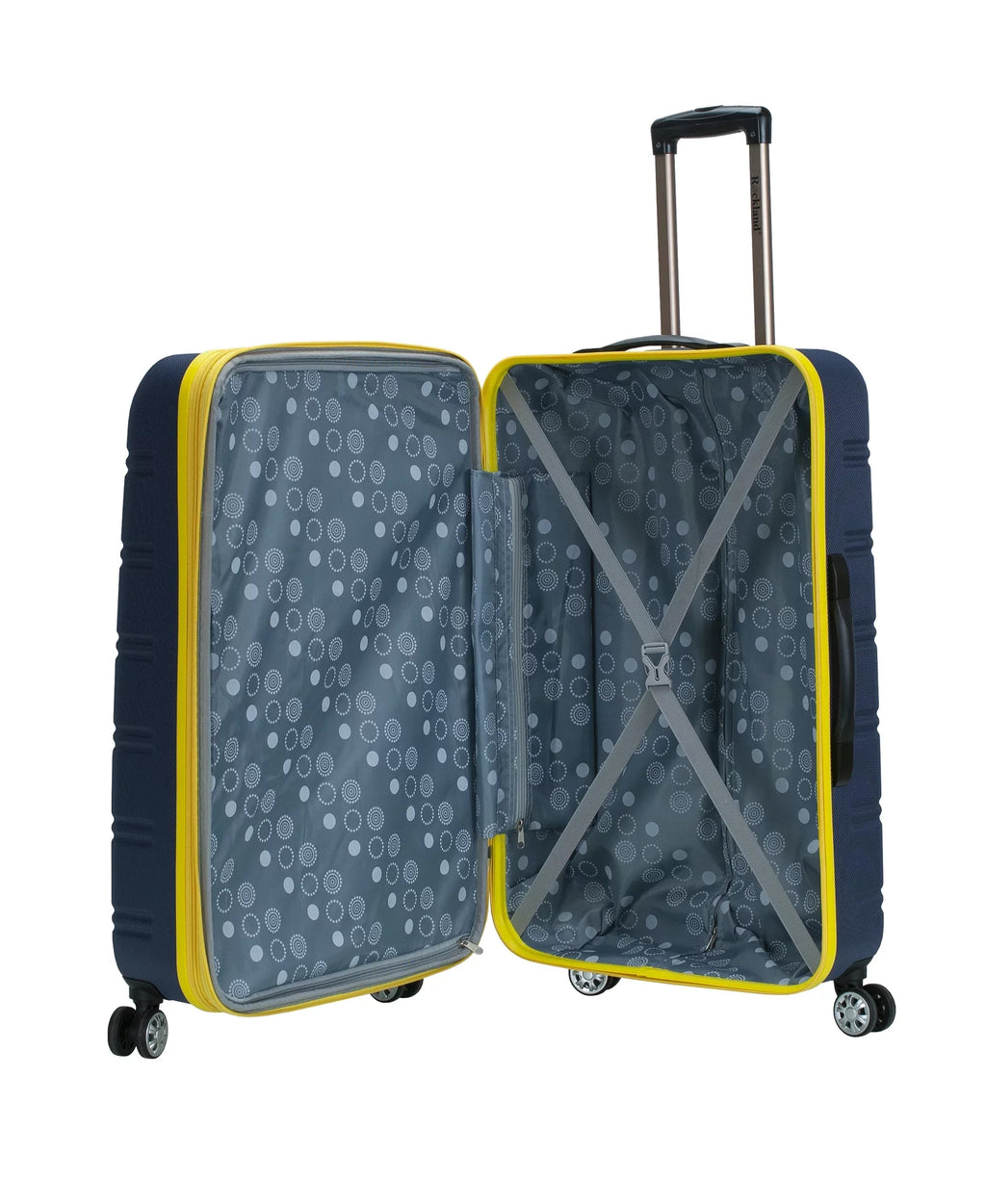 Rockland Melbourne 2 Piece Hardside Sizepinner Luggage Sizeet, F225