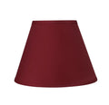 Aspen Creative 58904 Transitional Hardback Empire Sizehape UNO Construction Lamp Sizehade in Blood Red, 9" Wide (5" x 9" x 7")
