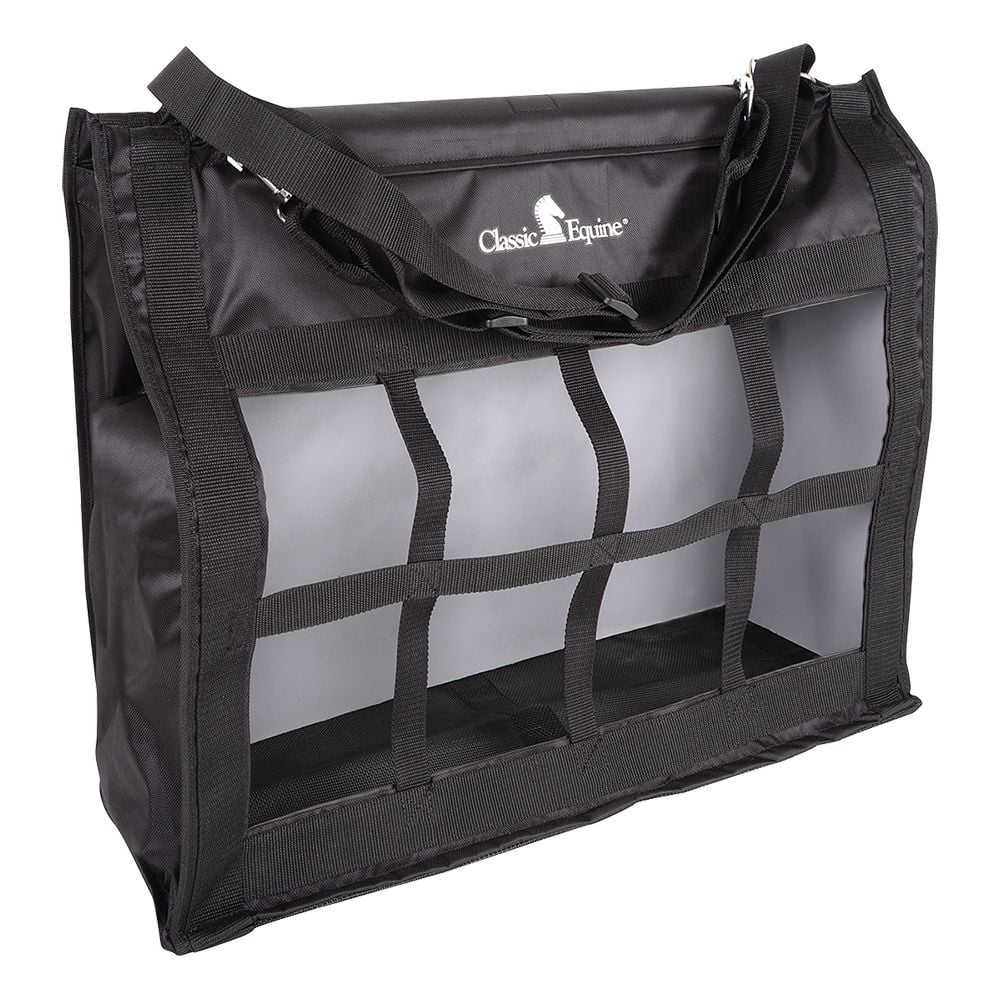 Classic Equine Designer Top Load Hay Bag Black
