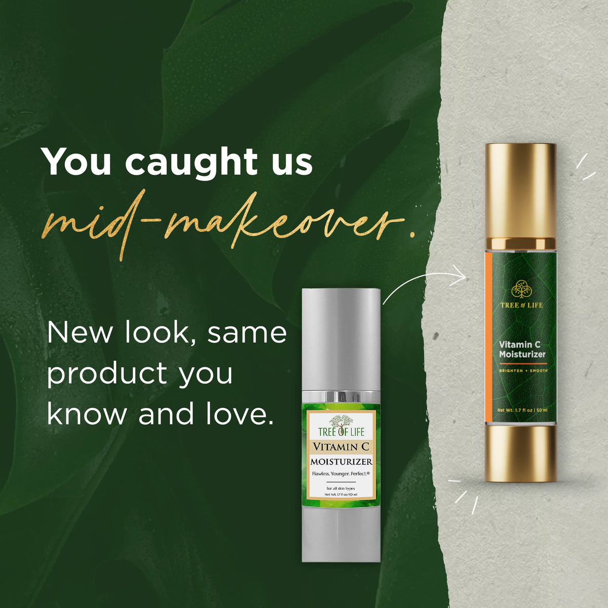 Tree of Life Vitamin C Moisturizer for Face Brightening | Revitalizing Face Cream with Vitamin E, 1.7 Fl oz