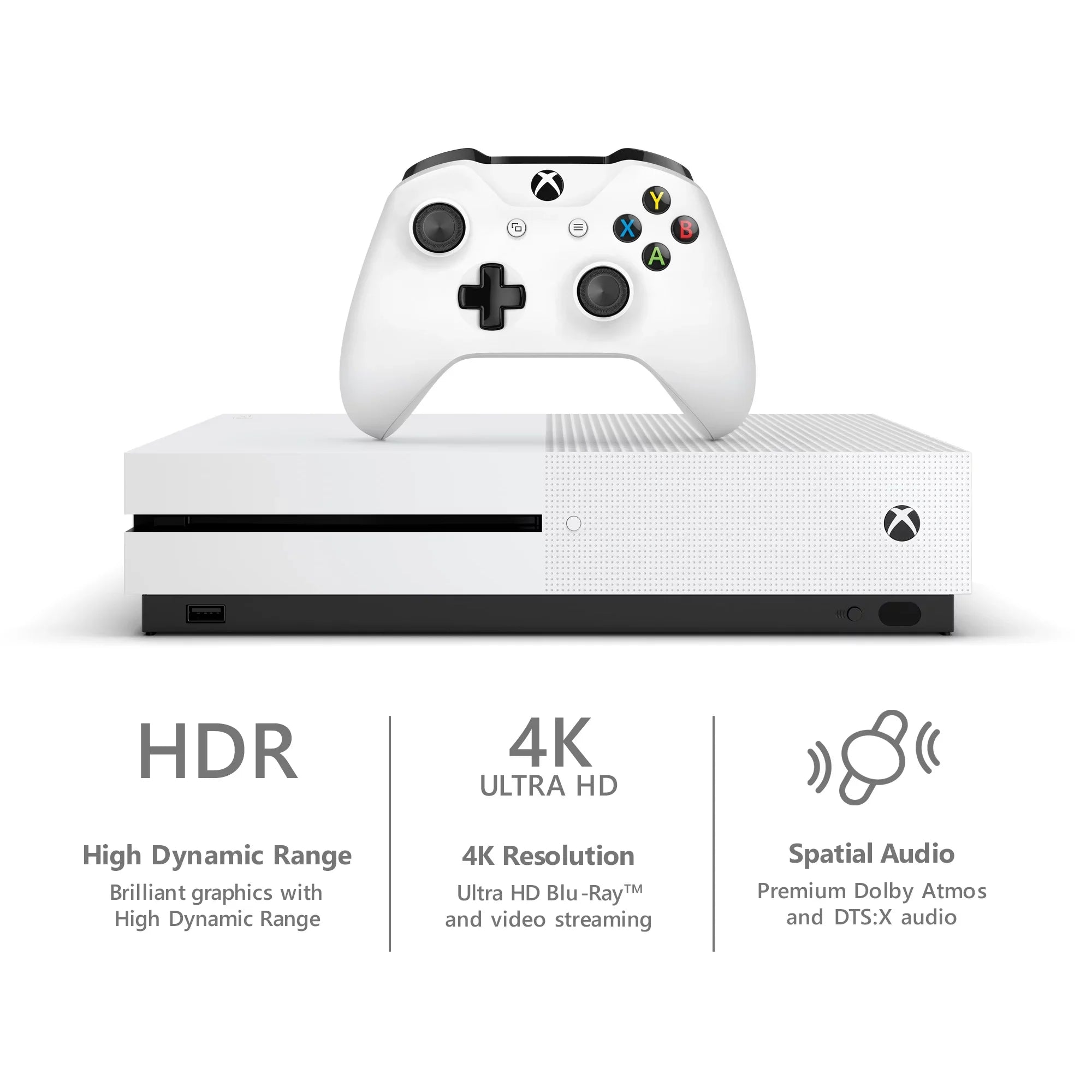 Microsoft Xbox One Size 1TB Battlefield V Bundle, Ivory, 234-00679