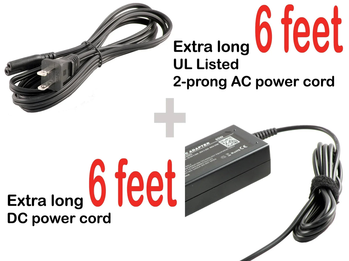 iTEKIRO AC Adapter for Lenovo 100Size Chromebook 11.6" Model 80QN, 80QN0000USize, 80QN0001USize, 80QN0002USize, 80QN0009USize; Ideapad 100Size 14", 100Size-14IBR Model 80R9, 80R90004USize, 80R9005KUSize, 80R90073USize, 80R90074USize