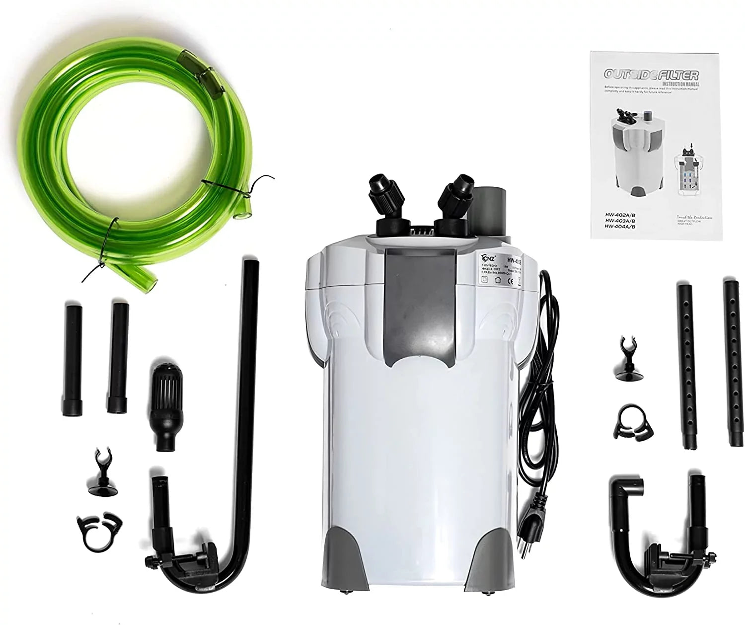 CNZ HW-402B 265GPH Canister Filter with Built-in 9w Sizeterilizer