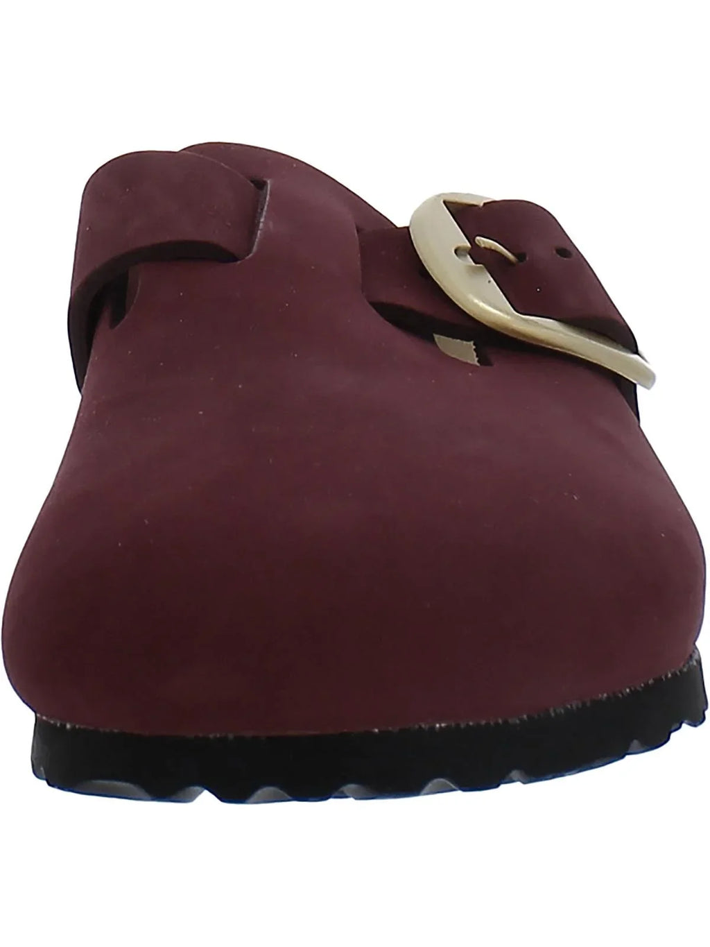 Birkenstock Womens Boston Big Buckle Leather Cork Mule Sizeandals