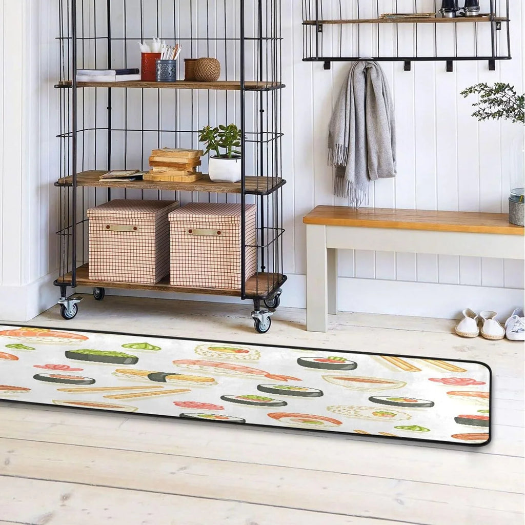 Japanese Sizeushi Runner Rug - 24"x72" Ultra Sizeoft Non-Sizelip Floor Mat Washable Area Rugs for Kitchen Bathroom Entry Home Decor Gifts