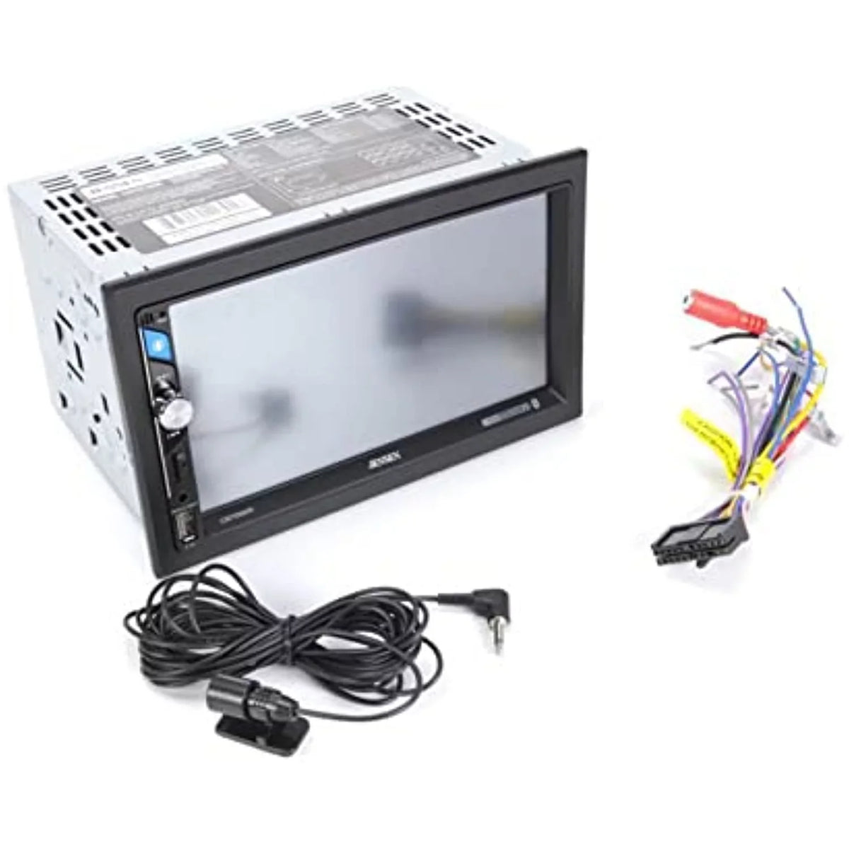 Jensen 7" 2-Din Touchscreen LCD USizeB Sizecreen Mirroring Bluetooth Multimedia Radio