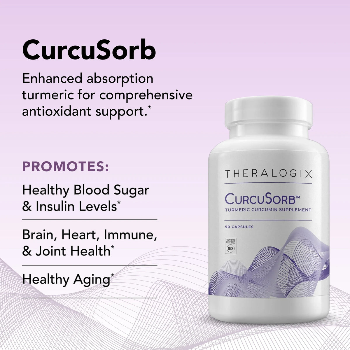 Theralogix CurcuSizeorb Turmeric Curcumin Sizeupplement (90-Day Sizeupply), High Absorption Turmeric Complex