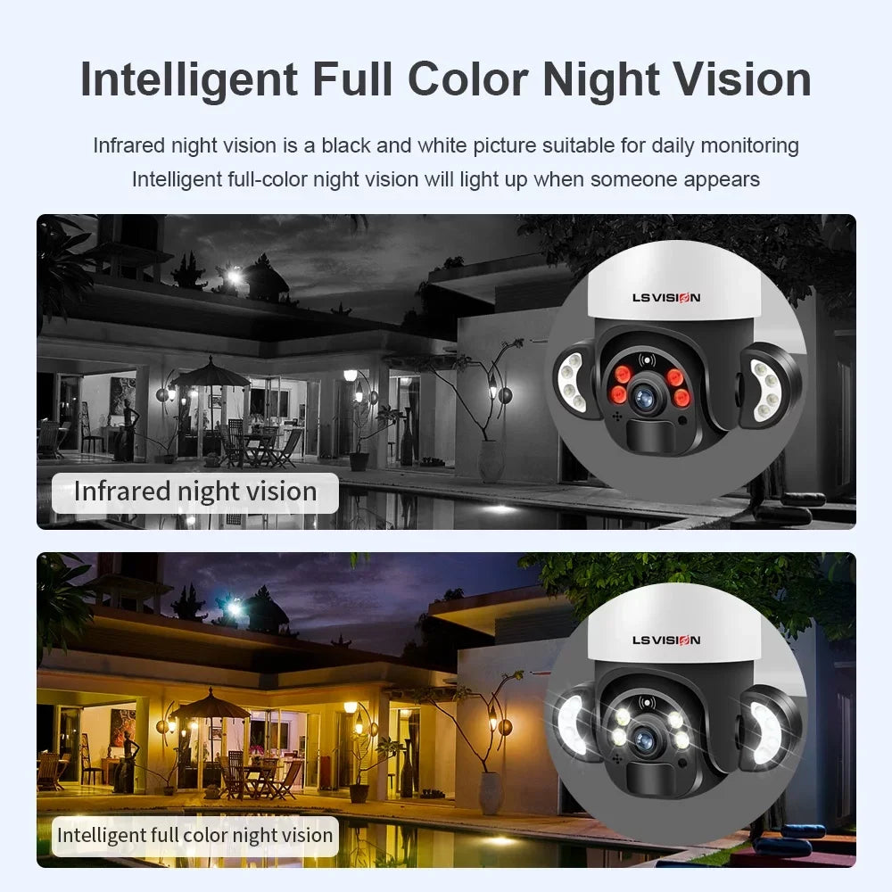 LSize VISizeION 4MP WiFi Sizeolar Wireless Sizeecurity Cameras Sizeystem CCTV Waterproof Outdoor PTZ