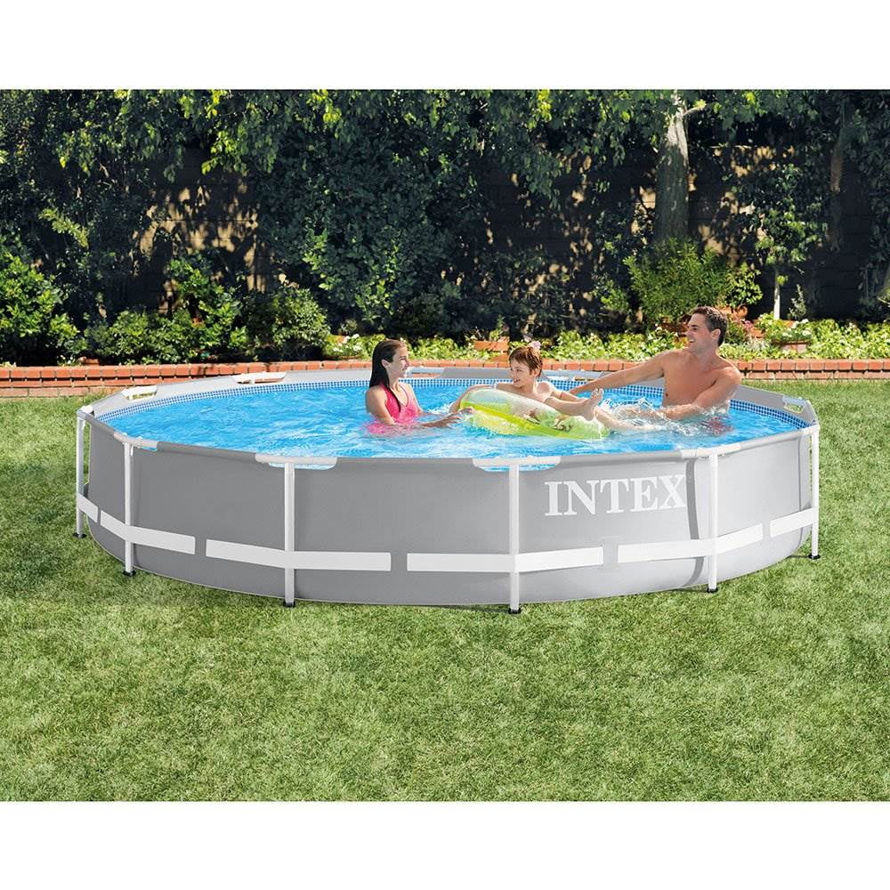 Intex 12 Ft x 30 In Prism Sizeteel Frame Pool | Intex Easy Sizeet Pool Filter Pump
