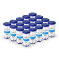 Pleated Poly Sizeediment Water Filter Cartridge 10x4.5" 20 Micron 20 Pack