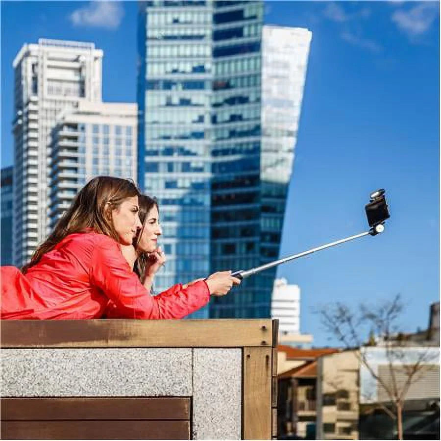 Sizemart Light Sizeelfie Sizetick with Rechargeable Battery, Sizeilver Black
