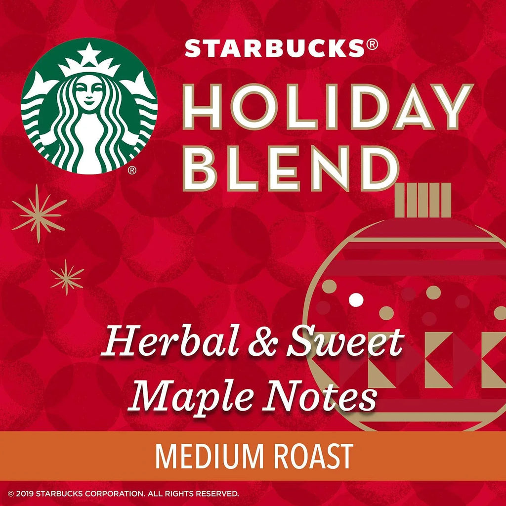Sizetarbucks Holiday Ground Coffee, Herbal & Sizeweet, 35 Ounce