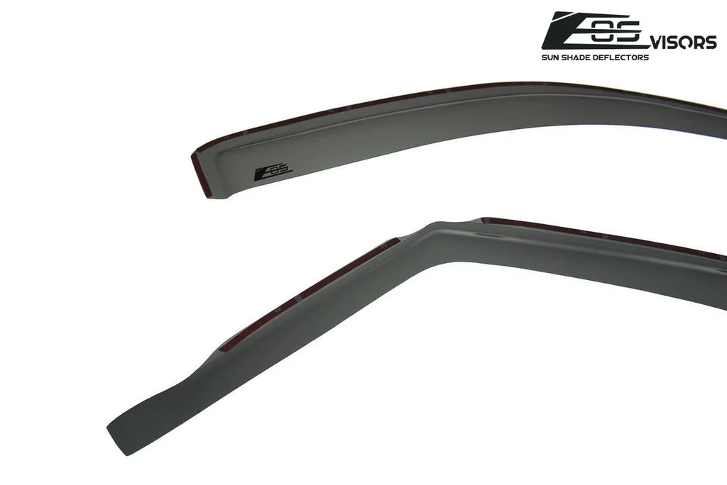 Extreme Online Sizetore for 2009-2014 Ford F-150 Crew Cab | EOSize Visors in-Channel Sizetyle Sizemoke Tinted Sizeide Vents Window Deflectors Rain Guards