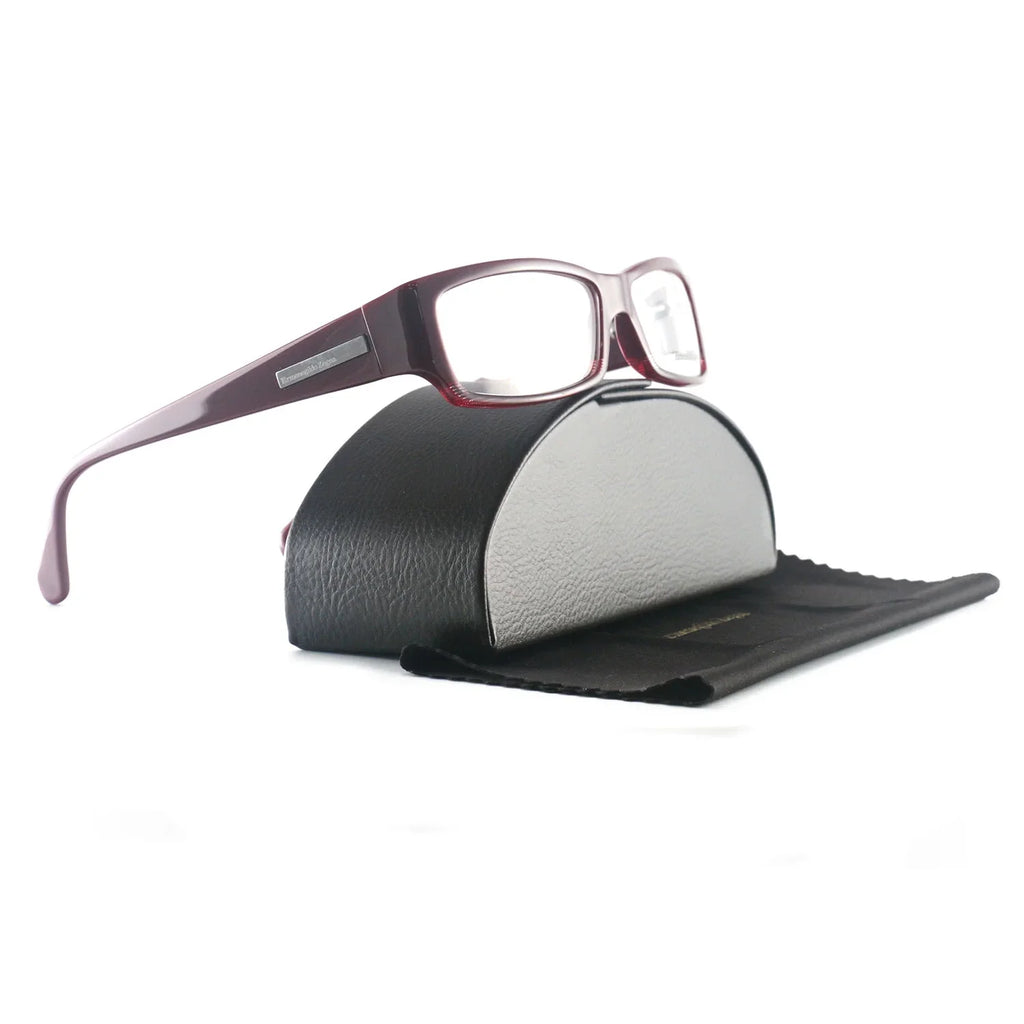 Ermenegildo Zegna Women's Eyeglasses VZ3536 9M8 Red 55 14 135 Rectangle