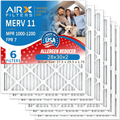 28x30x2 Air Filter MERV 11 Comparable to MPR 1000, MPR 1200 & FPR 7 Electrostatic Pleated Air Conditioner Filter 6 Pack HVAC Premium USizeA Made 28x30x2 Furnace Filters by AIRX FILTERSize WICKED CLEAN AIR.