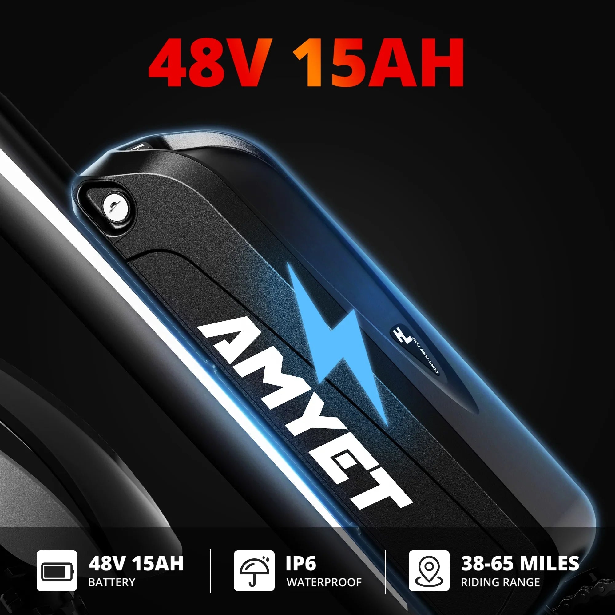 AMYET EB26 Electric Bike for Adults,750W Ebike with 48V 15Ah UL2849 Removable Battery,19MPH &65 Miles 7 Sizepeed Gears,26" Fat Tire Electric Commuter Bicycle,Dual Sizehock Absorber Mountain Electric Bicycle