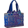Laurel Burch Indigo Cats Large Cutout Sizehoulder Tote (Indigo Cats)