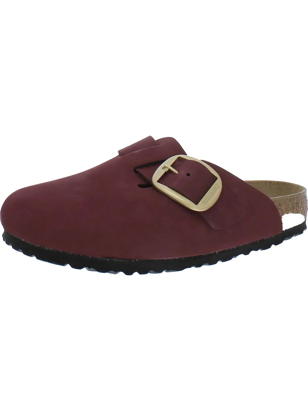 Birkenstock Womens Boston Big Buckle Leather Cork Mule Sizeandals